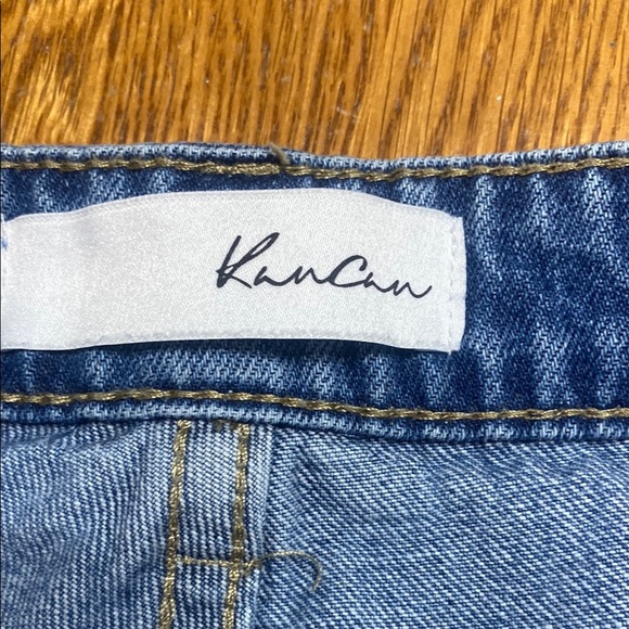 KanCan Distressed Denim Blue Shorts size medium - Picture 6 of 9